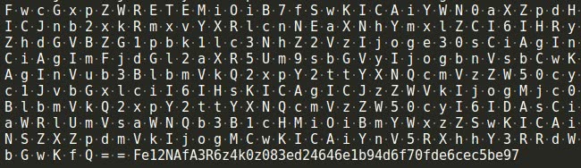 Tool encrypted file