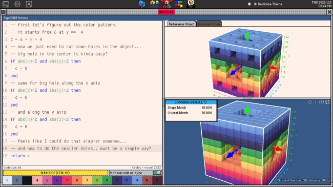 Replicube videogame screenshot