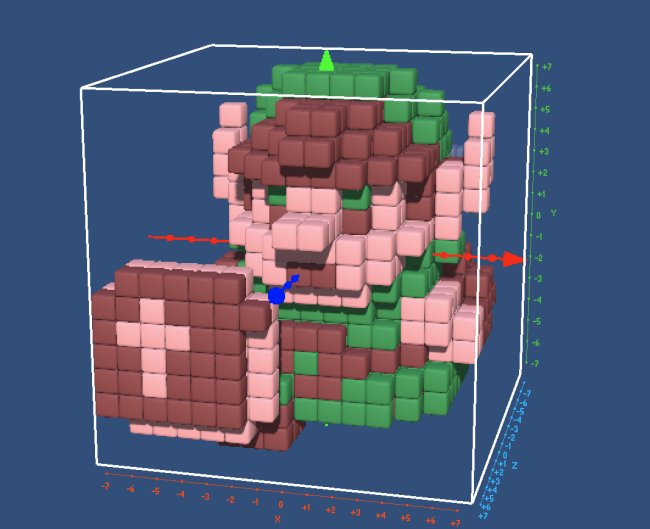 One of my creations, 8-Bit Link from Zelda