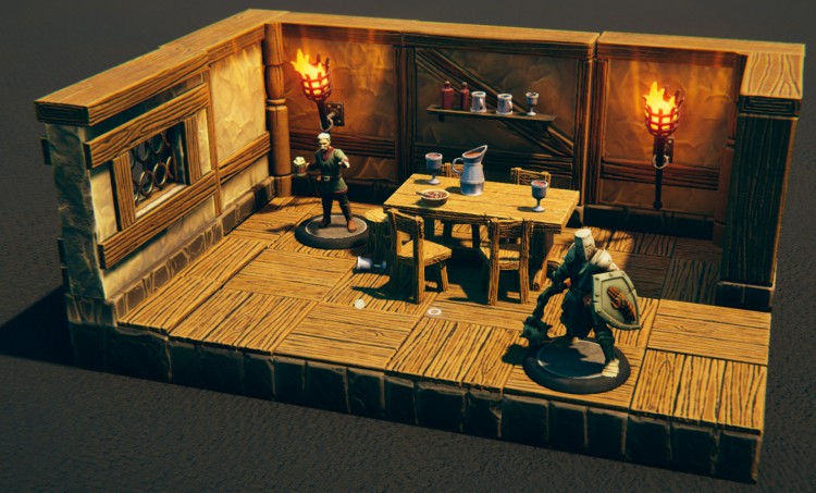 Talespire screenshot: A small tavern