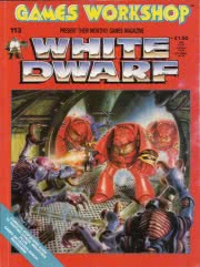 White Dwarf #113 cover