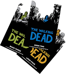 The Walking dead book covers