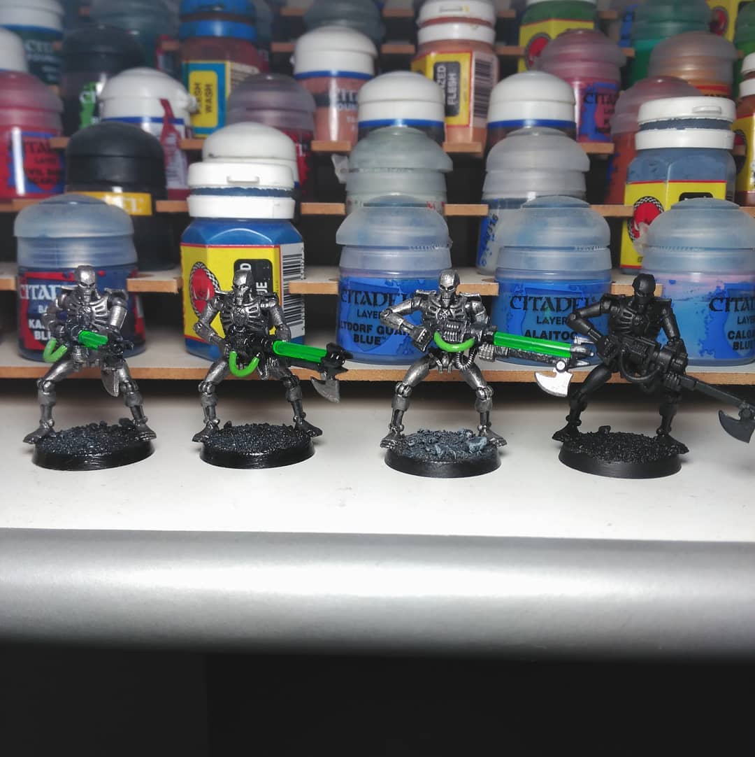 Painting progres... A few necrons